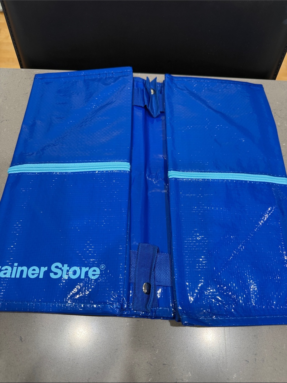 The Container Store Backpack Tote with Ziip top, new